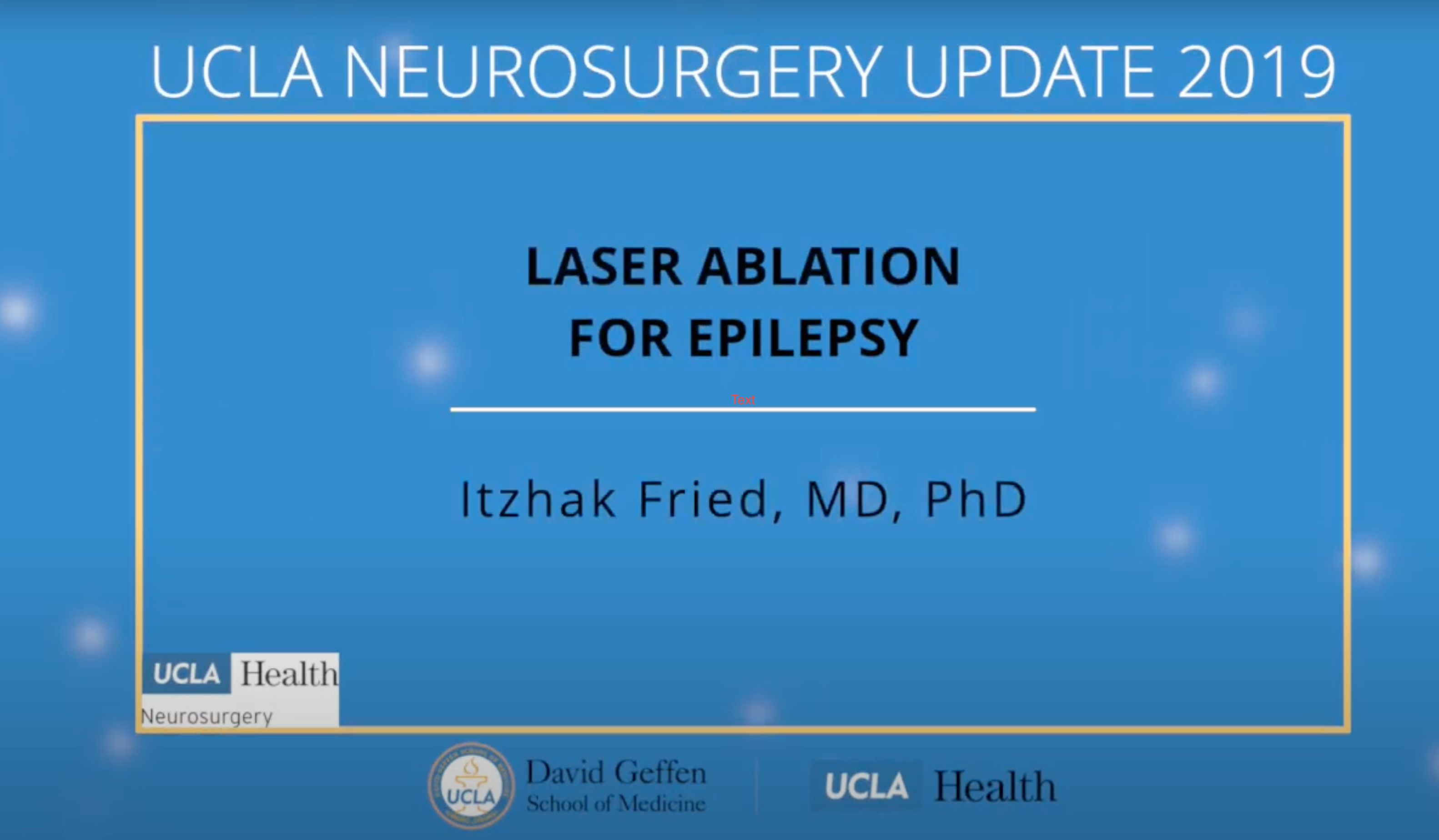 Laser Ablation for Epilepsy